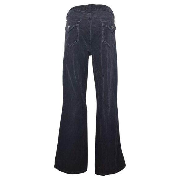 Arizona Black Y2K Low Rise Corduroy Bootcut Flare Pants Size 9 - Picture 2 of 3